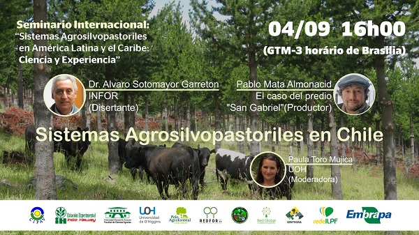 Você está visualizando atualmente Chile e Cuba finalizam Seminário Internacional sobre Integração Lavoura-Pecuária-Floresta – 04/09/2020