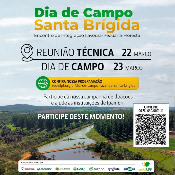 Você está visualizando atualmente Encontro técnico de ILPF e dia de campo Santa Brígida