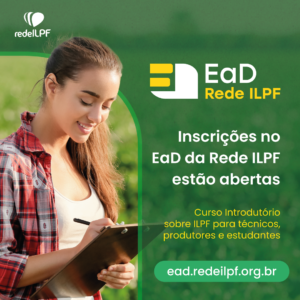 Leia mais sobre o artigo A Associação Rede ILPF tem agora mais um canal de aprendizagem: O primeiro curso EaD já está disponível.