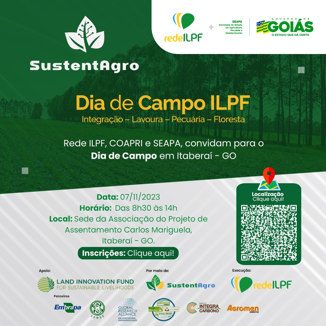 Você está visualizando atualmente Dia de campo ILPF: Projeto SustentAgro começa as atividades em Goiás.