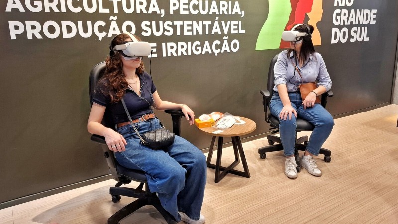 No momento, você está visualizando Experiência em realidade virtual sobre o Sistema ILPF é sucesso na Expointer