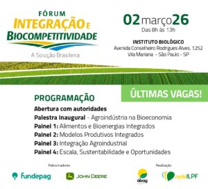 Leia mais sobre o artigo Fórum “Integração e Biocompetitividade: A Solução Brasileira” acontece no dia 2 de março